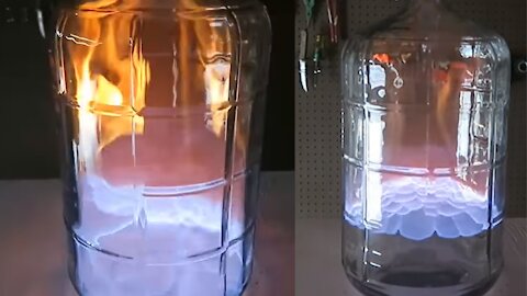 Technology new|Giant Whoosh Bottle Experiment with 95% Alcohol ⚗️