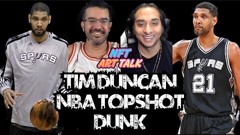 Tim Duncan NBA Topshot Dunk Spurs