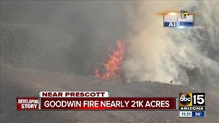 Latest information about the Goodwin fire south of Prescott