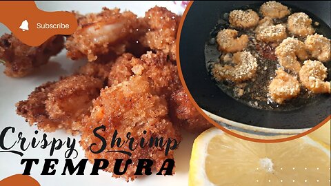 Indulge in Irresistible Crunchy Shrimp Tempura, a Family Favorite