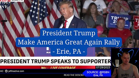 President Trump Make America Great Again Rally - Erie, PA