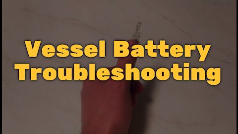 Vessel Battery Troubleshooting: Flashing Light On Cartridge