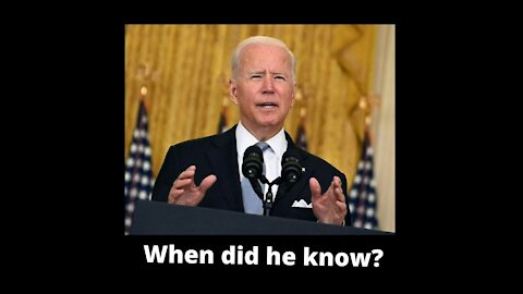 When Did Biden Know?