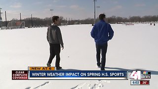 Winter weather impact on Spring high school sports