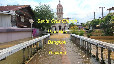 Santa Cruz church at Thon Buri in Bangkok Thailand