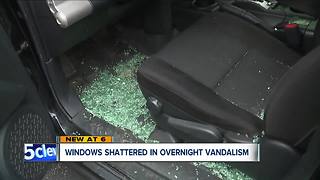 Dozens of car windows smashed, shattered in Ohio City