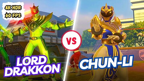 [4K] Lord Drakkon VS Chun-Lin - Power Rangers Battle