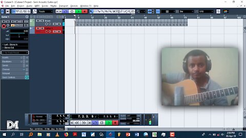 Cubase 5 Tutorial --- How to Record Vocal and Instruments (Acoustic Guitar) --- [Amharic_አማርኛ]