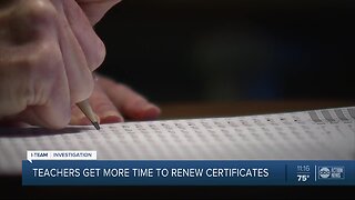 Florida extends teacher certifications set to expire this summer