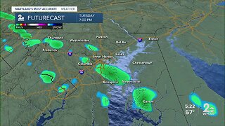 Sprinkles Possible; Heaviest Rain Moves in Overnight Wednesday