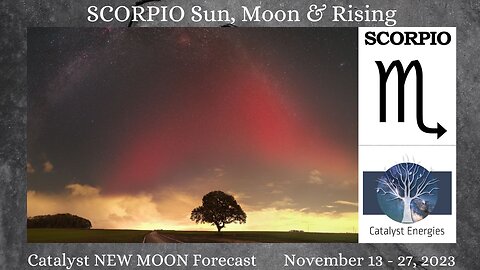 SCORPIO Sun, Moon & Rising - Catalyst NEW MOON Forecast: Nov. 13th - 27th, 2023