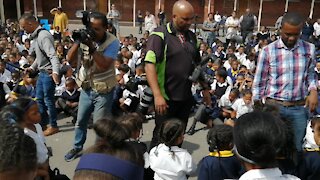 SOUTH AFRICA - Cape Town - Nerina Primary Uniform Handover (Video) (utc)