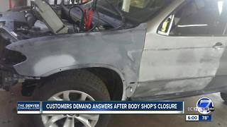 Customers demand answers after body shop's closure