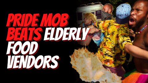 Pride Mob Attacks Elderly Immigrants Food Vendors in Washington Square Park in NYC's Crime Hotspot!