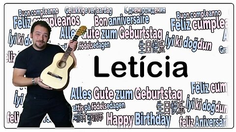 Happy Birthday Letícia - Happy Birthday to You Letícia #shorts