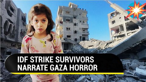 Israel war: Bombed Every Time. 8-Year-Old Palestinian Girl Runs For Life On Cam Gaza Ground Report.