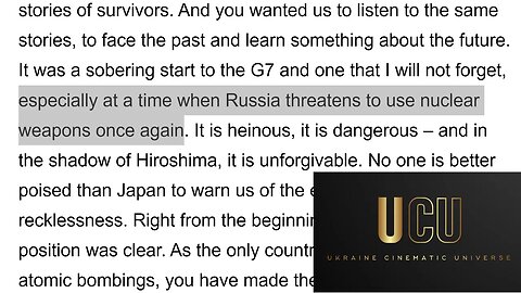 UCU Branches Into VIdeo Games: EU President Announces Alt History Game Where Russia Nuked Japan