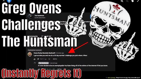 Greg Ovens Rocky Mountain Bushcraft / The Huntsman: 30 Day Survival Challenge