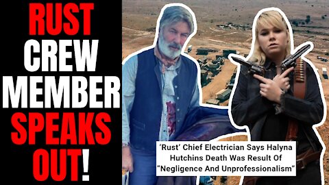 Rust Crew Member Drops BOMBSHELL On Alec Baldwin Shooting | Severe Negligence and Unprofessionalism!