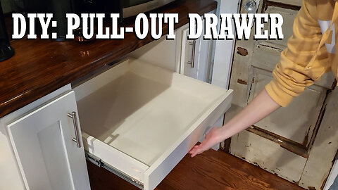DIY Pull-Out Drawer Project: Easy Steps & Minimal Tools!