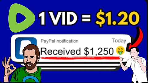 Get Paid $1.20 🤑 PER VIDEO Watched – Make Money Online