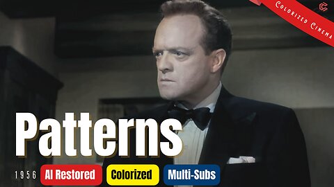 Patterns (1956) | Colorized | Subtitles | Van Heflin, Everett Sloane, Ed Begley | Boardroom Drama