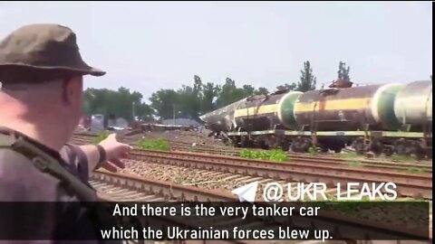 Armed Forces of Ukraine Blew Up Tanker Rail-Car with Chemicals in Rubizhnoe, Falsely Blame Russia