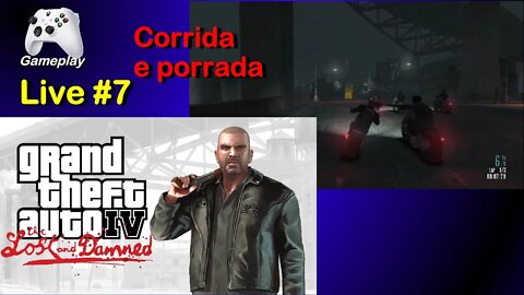 GTA 4: The Lost and Damned - Live #7 - Corrida de moto com bastões.