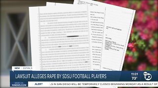 Lawsuit alleges rape by three SDSU football players