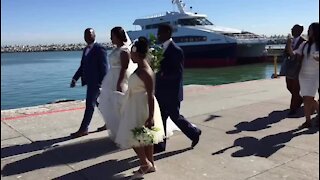 SOUTH AFRICA - Cape Town - Eleven couples tied the knot on Robben Island (Video) (qfM)