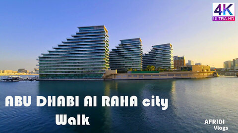 Al Raha City Walk 2022 4K AbuDhabi UAE 🇦🇪