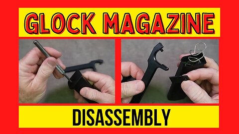 Glock Magazine Disassembly. 2 Ways to Disassemble a Glock Magazine, with or without the Glock Tool.