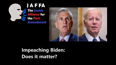 The #Impeachment of Biden: Does it matter?