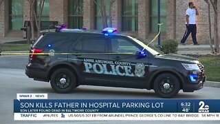 Son found dead after shooting, killing father in parking lot of Glen Burnie hospital