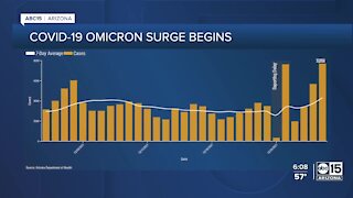 Inside the Numbers: Omicron cases continue to rise in Arizona