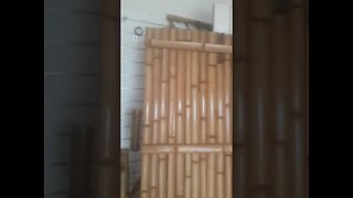 painel de bambu mosso#cerca