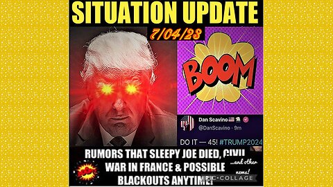 SITUATION UPDATE 7/4/23: France Civil War/Riots, Migrant Crisis& Military In Major Cities,Nesara/Qfs