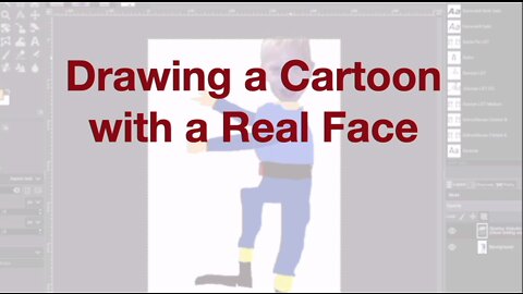 How to Draw a Cartoon with a Real Person's Face