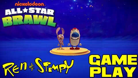 🎮👾🕹 Nickelodeon All-Star Brawl - Ren & Stimpy - Nintendo Switch Gameplay 🕹👾🎮 😎Benjamillion