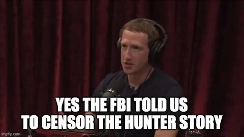 FBI Told Facebook To Censor Hunter Biden Laptop From Hell Story