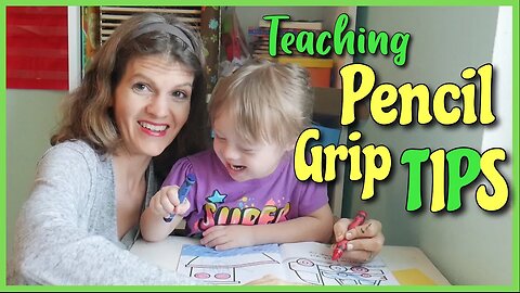 Teaching Children HOW TO HOLD A PENCIL ! ✏️ || Homeschooling Special Needs Preschool