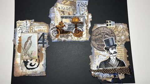 Tim Holtz Ephemera Clusters for Father’s Day