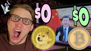 China Sending Dogecoin & Bitcoin To $0 ⚠️ URGENT UPDATE ⚠️