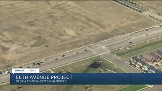 Construction to improve 56th Avenue