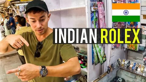 $7 Fake Rolex in Delhi Market Hunt 🇮🇳