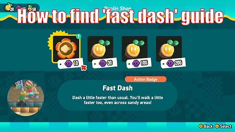 How to find the secret fast dash badge guide | Super Mario Bros. Wonder
