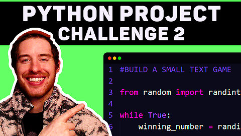 Build a python text game project. Includes error handling. Beginner python project
