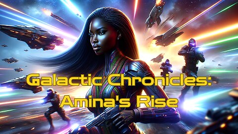 GALACTIC CHRONICLES: AMINA's RISE PART 1 !🚀🛰️☄️🌌#africanfolktales #africanstories #folktales #folklore