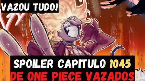 BOMBA! VAZOU TODAS AS IMAGENS DO CAPITULO 1045 DE ONE PIECE SPOILERS