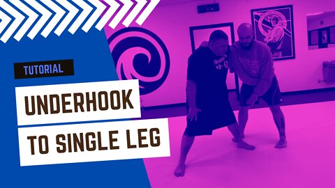 Underhook to Single Leg Tutorial - Standing in BJJ